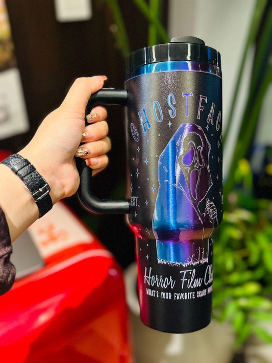Ghost Tumbler with Straw Metallic 40oz