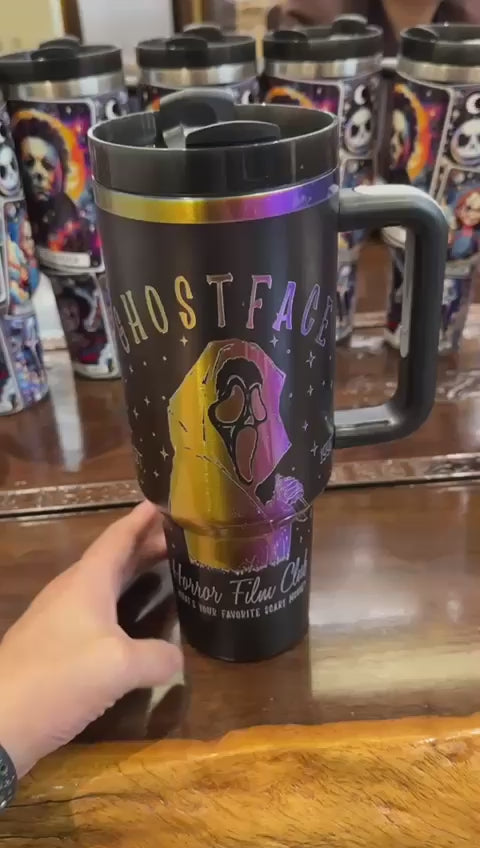 Ghost Tumbler with Straw Metallic 40oz